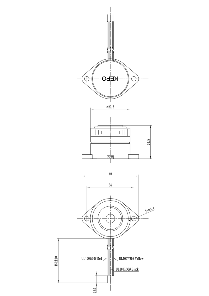 KPI G2914L Product Dimension