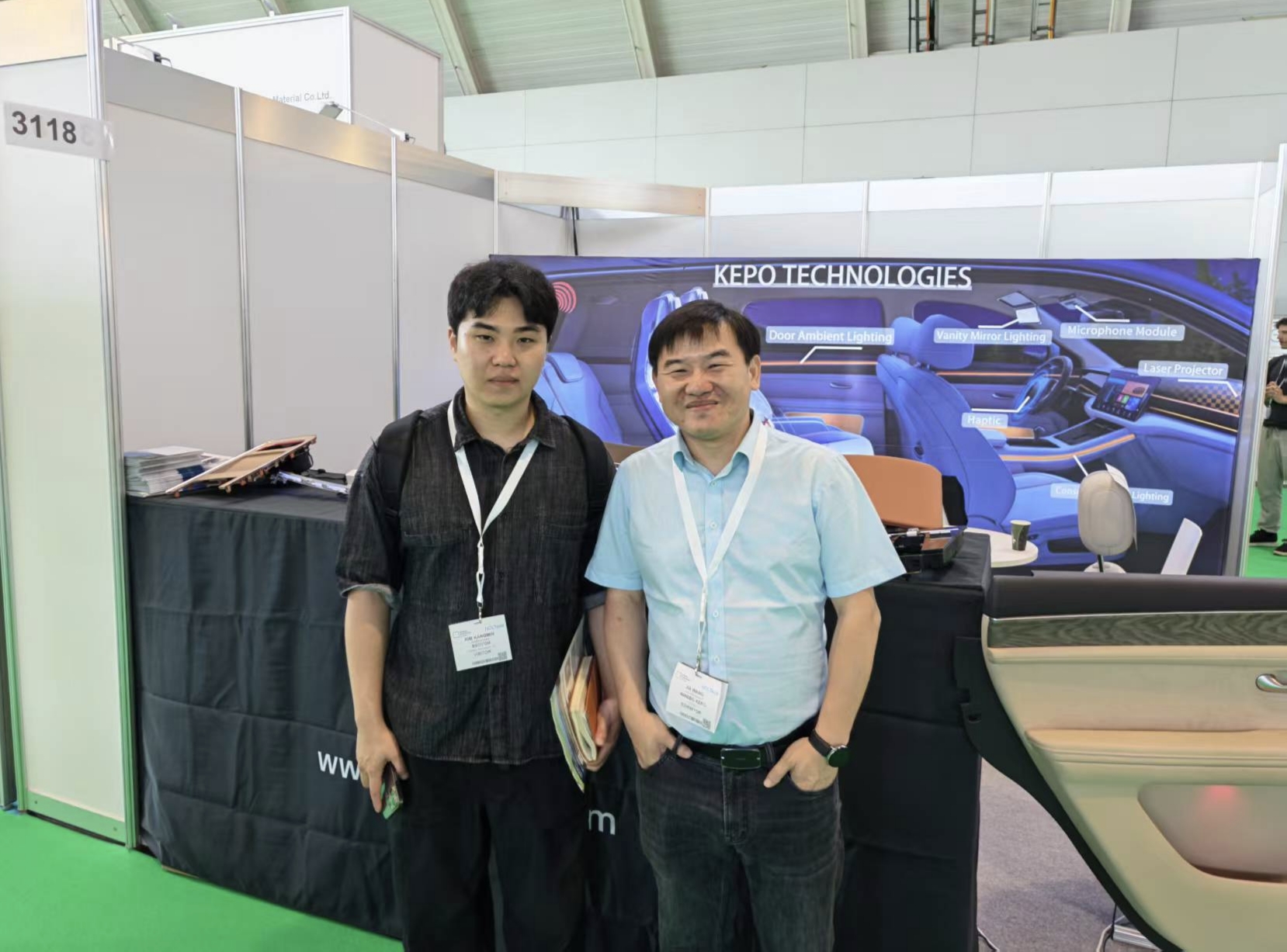 KEPO team meeting partners at the show
